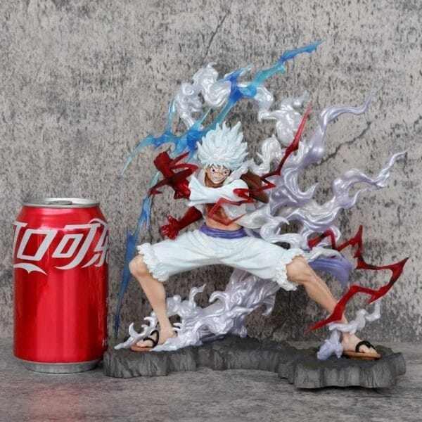 One Piece Sammlerfigur Luffy Gear 5 mit Nika-Design