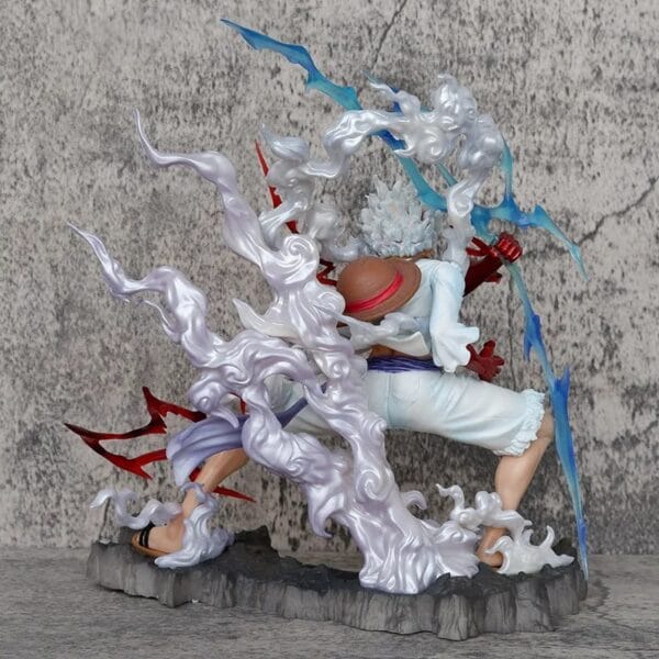 One Piece Sammlerfigur Luffy Gear 5 mit Nika-Design