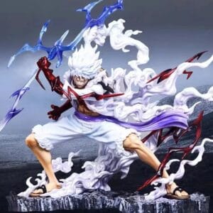 Luffy Gear 5 Raiden Nika Figur 25 cm One Piece