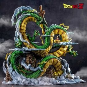 Goku & Shenron Figur 22 cm – Dragon Ball Z Anime Statue PVC