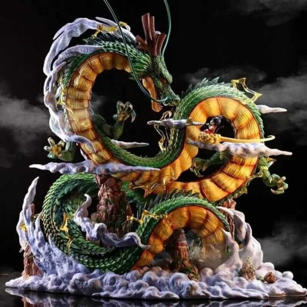Dragon Ball Sammlerfigur – Goku mit Shenron 22cm PVC Modell