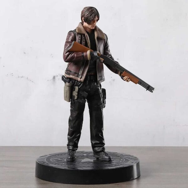 Leon Zombie Hunter Statue – Schreibtisch- und Regaldekoration