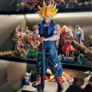 Goku Super Saiyan Figur auf Ständer